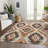 Machine Washable Indoor/Outdoor Xhevrie Terracotta Rug-2081119279