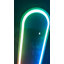 Miroir pleine grandeur arche à DEL RVB Bluetooth avec support, 7 modes d'éclairage couleur, miroir complet avec cadre blanc pour chambre à coucher, salon, vestiaire-1590314082