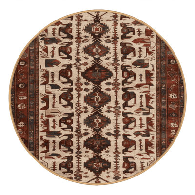 Tapis brun lavable à la machine