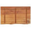 90cm Solid Acacia Wood With A Natural Finish Bathroom Vanity Top