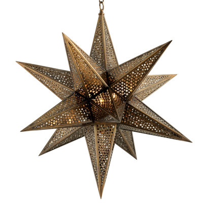 Star Of The East 3 Light Chandelier