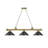 Annaleisa 3 - Light Brass Pool Table Lights Pendant-62758300