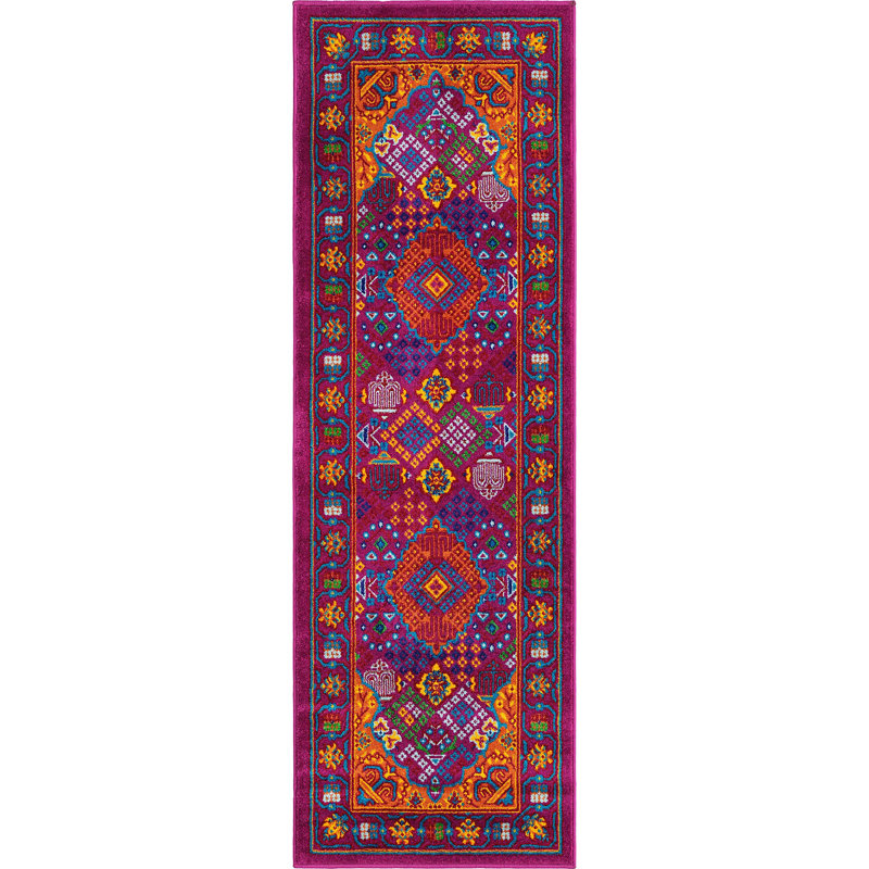 Malaija Oriental Indoor Rug, Runner 2'7" x 12'
