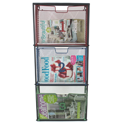 Metal Magazine Rack