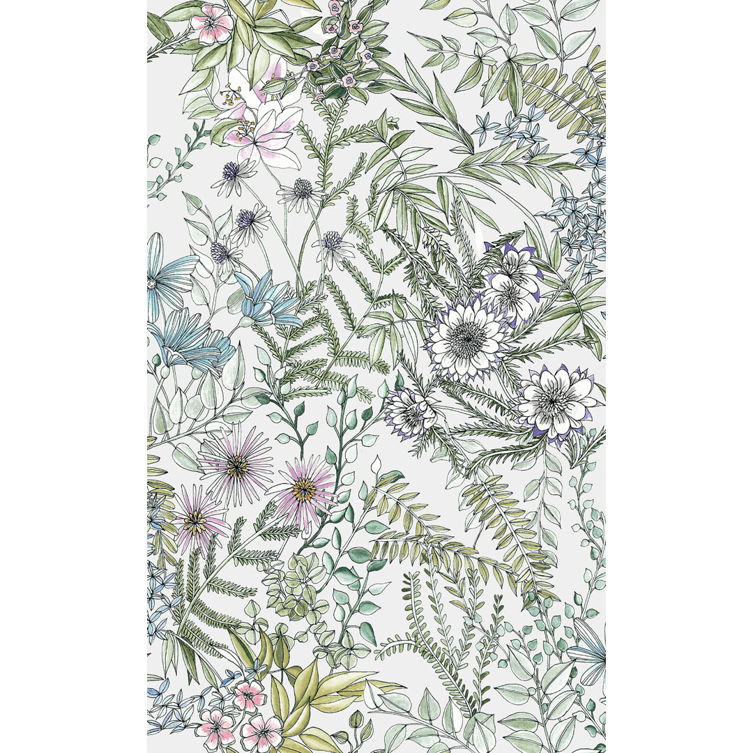 Full Bloom 396' L x 20.5" W Smooth Wallpaper Roll Brewster Home Fashions 