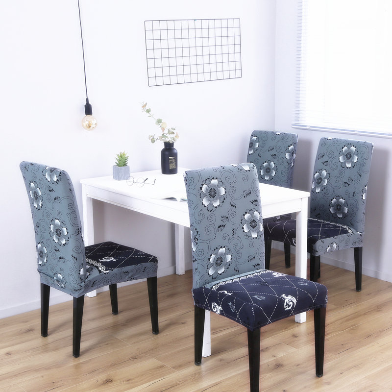Housse pour chaise de salle à manger, Gris