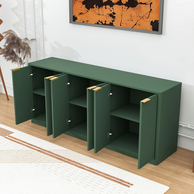 Armoire de rangement Wave - Buffet durable, Vert
