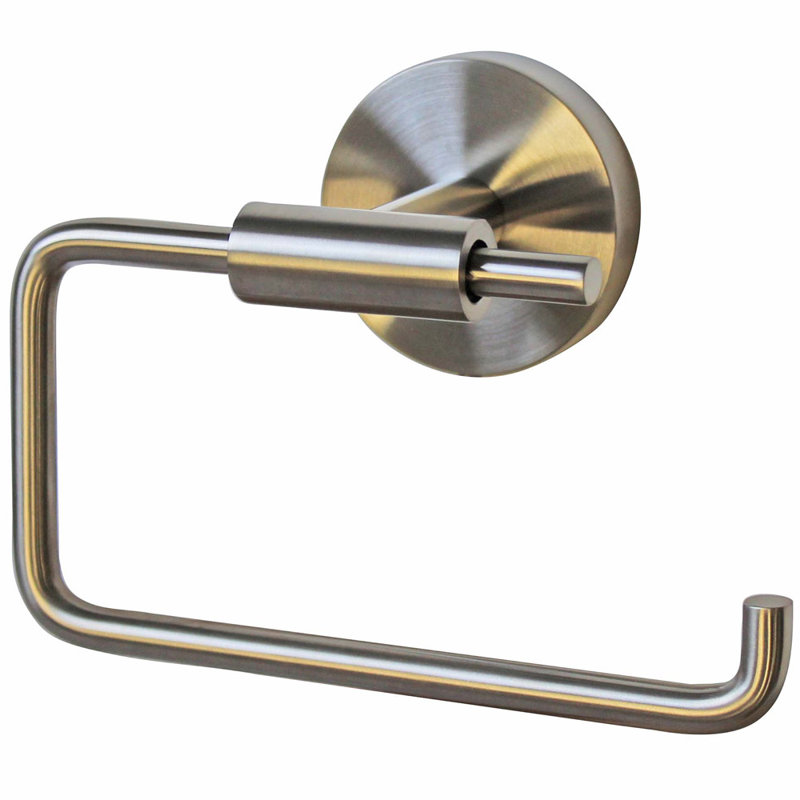 Neo Wall Mount Toilet Paper Holder, Brushed Nickel