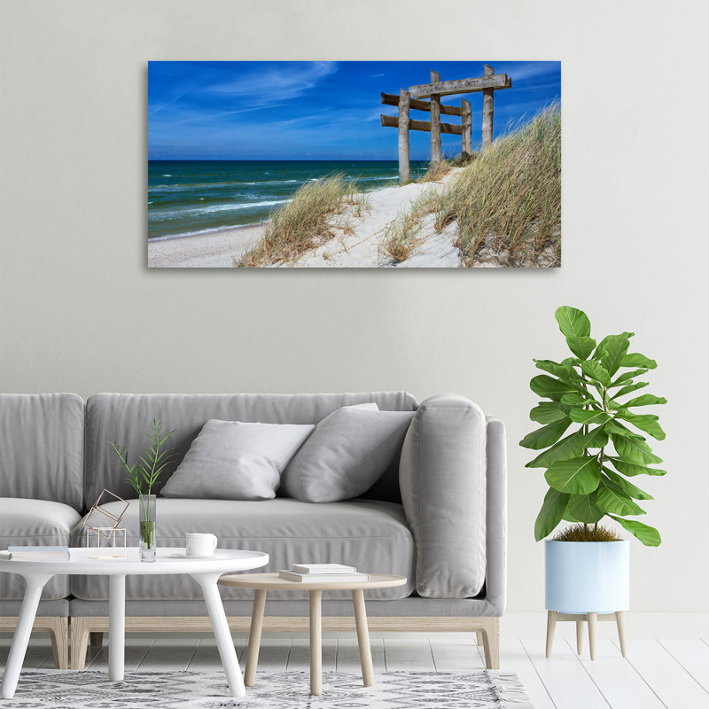 Coastal Dunes - No Frame Print on Canvas