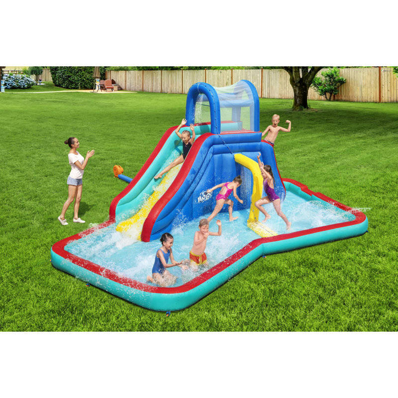 Glissade d'eau gonflable 13 'x 19' avec soufflerie