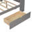 Platform Bed with Storage Shelves-660023218-660023219