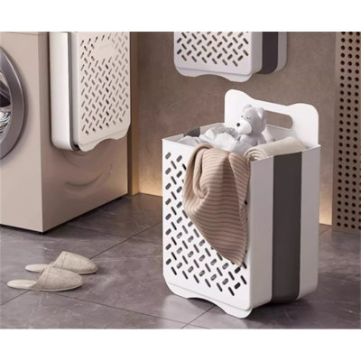 Plastic Laundry Hamper with Handles