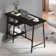Kempst 43 Inch Computer Desk with Storage Shelves, Home Office Writing Desk, Study Table for Small Space
