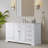 Luken 60" Single Vanity - White