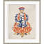 Silk Scroll, Man Framed Acrylic Painting Print by Dana Gibson