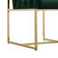 Chaise de salle à manger en velours capitonné Khole-406442936-406442937
