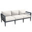 Ensemble de conversation d'extérieur 6 pièces Belamar, spectre Sunbrella et aluminium noir-124344228-124344230