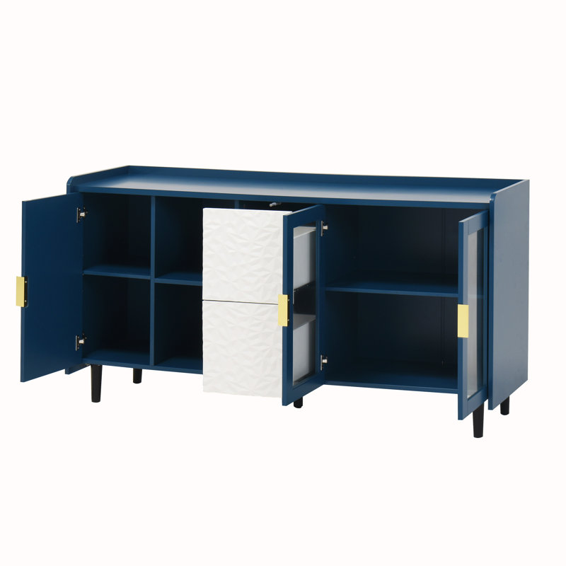 Armoire décorative, Bleu
