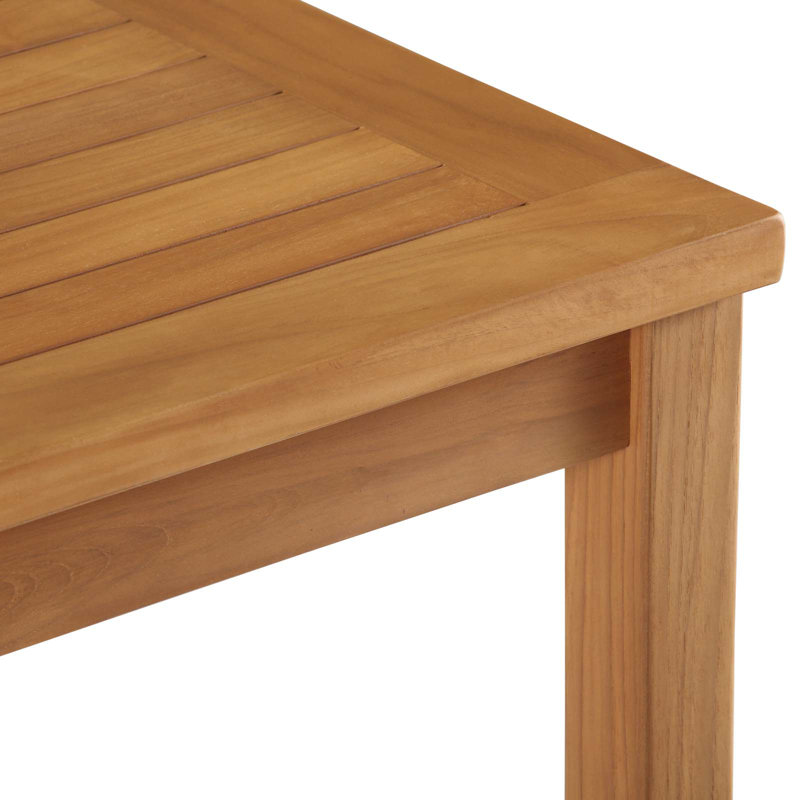Table basse d'extérieur en bois de teck Upland