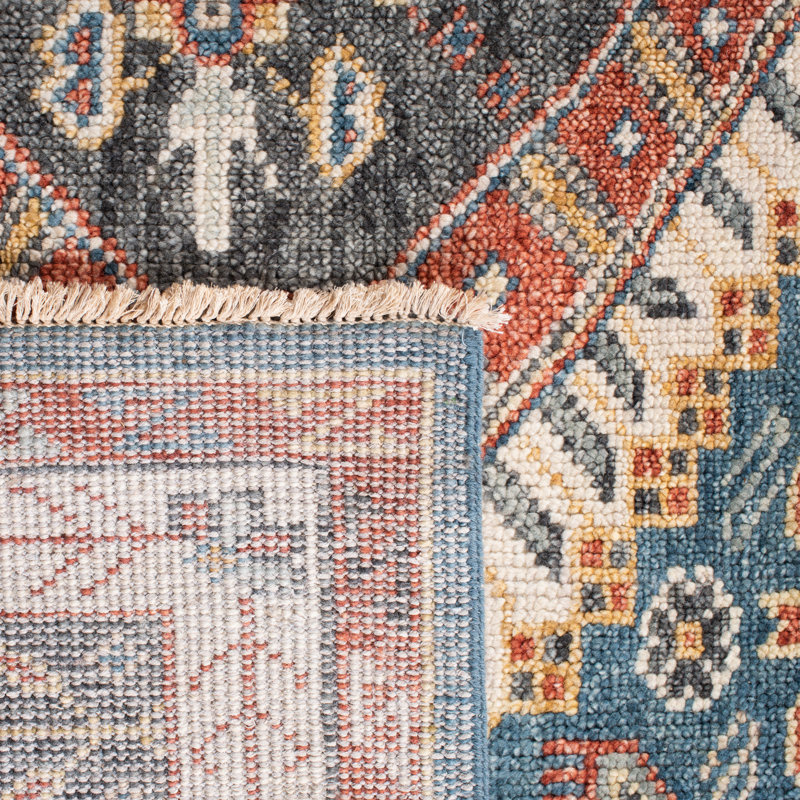 Samarkand 118 Area Rug In Blue / Red, Rectangle 9' x 12'