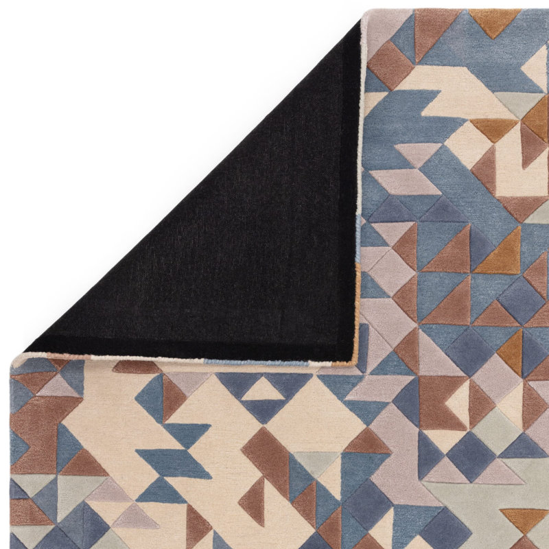 Kinta Pink Area Rug, Rectangle 120 x 170cm, Blue