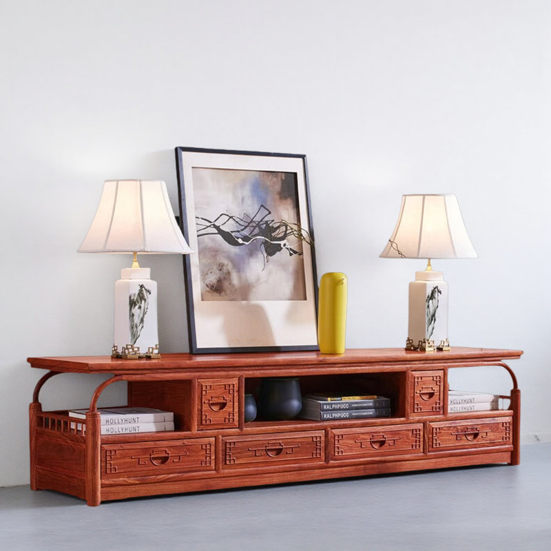 Minimalist Creative TV Stand, 18.9"H x 86.61"L x 18.9"W