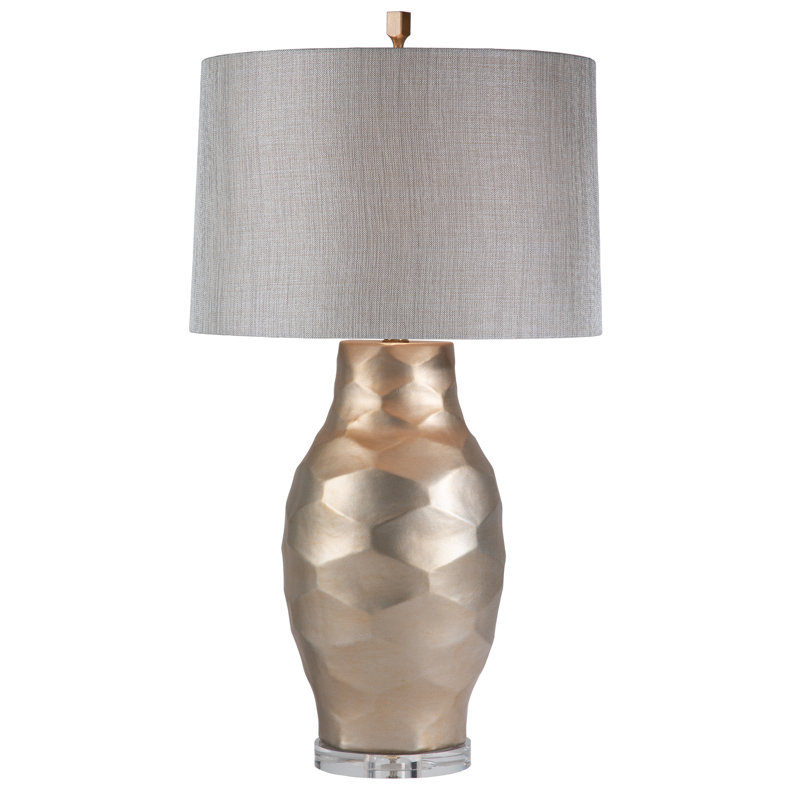 Bethany Table Lamp, Silver Blanche, Moonbeam