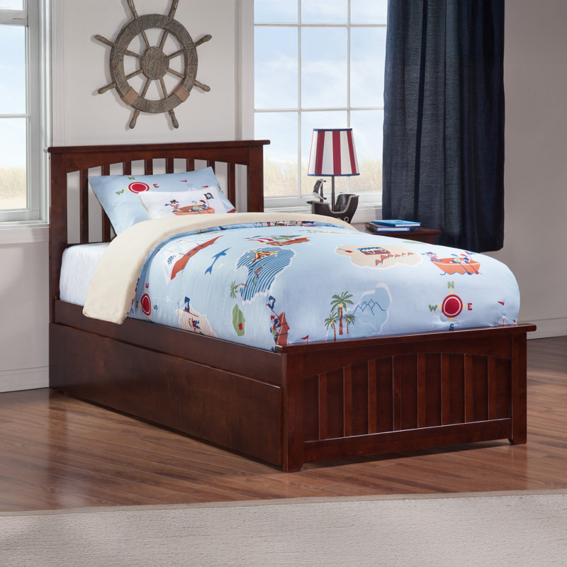 Huntsville Kids with Trundle, Walnut, Extra Long Twin