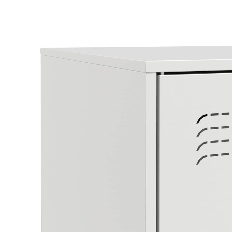 Shelman Steel Accent Cabinet, White
