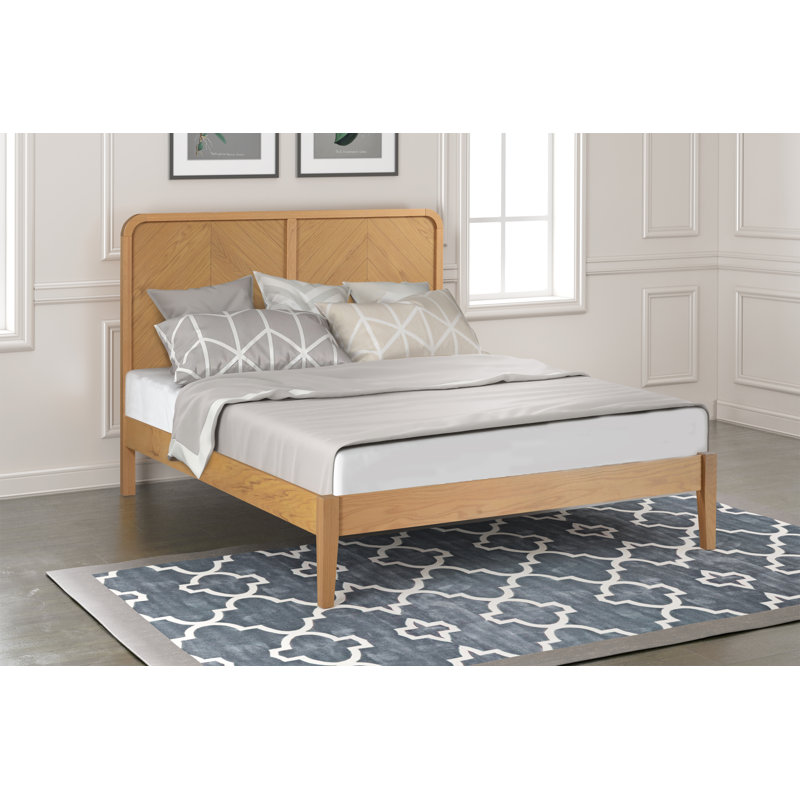 Swepson Solid Wood Bed, Kingsize (5')