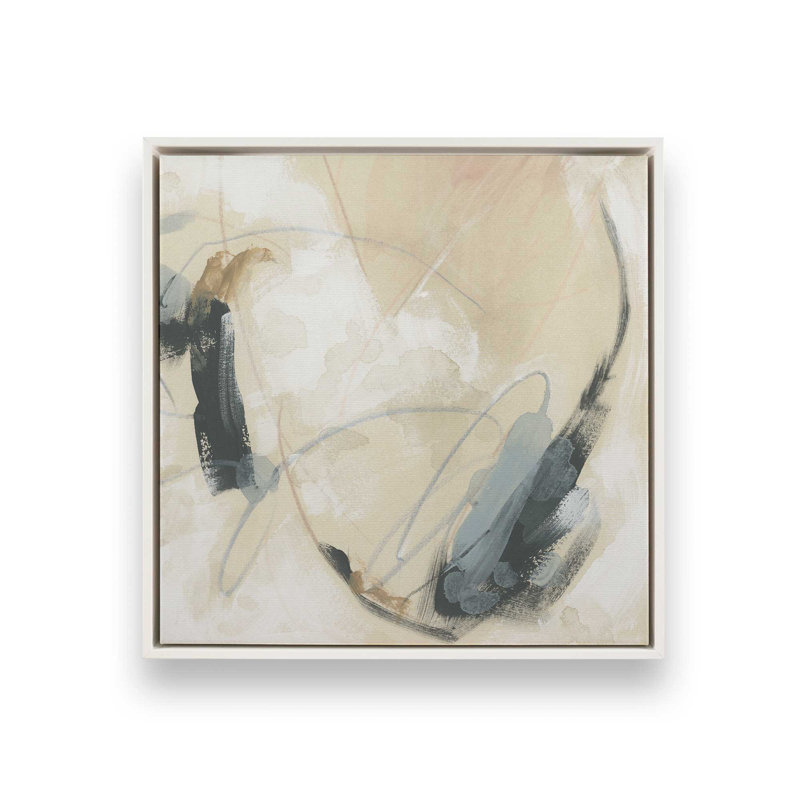 «Logbook IV» par June Erica Vess, reproduction d'art sur toile, H 12 po x l 12 po, Blanc