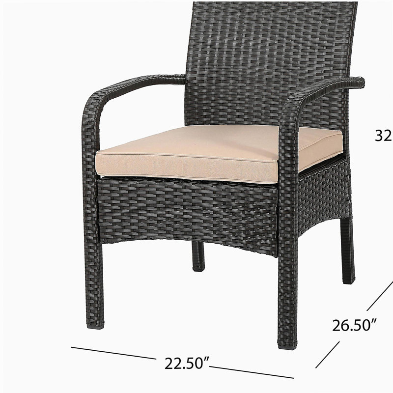 Fauteuil d'appoint artistique, Brun, Beige