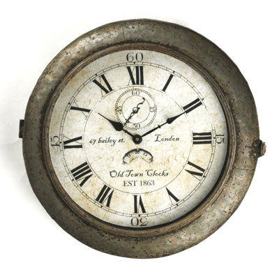 Metal Analog Wall Clock