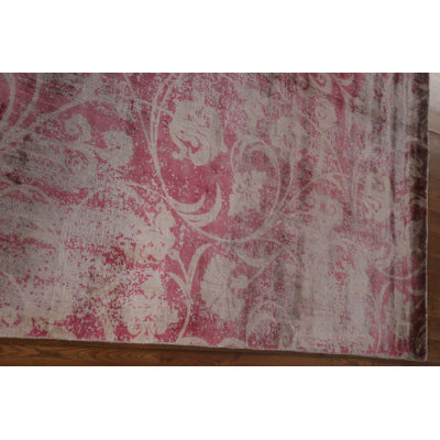 Tapis indien à motif floral All-Over