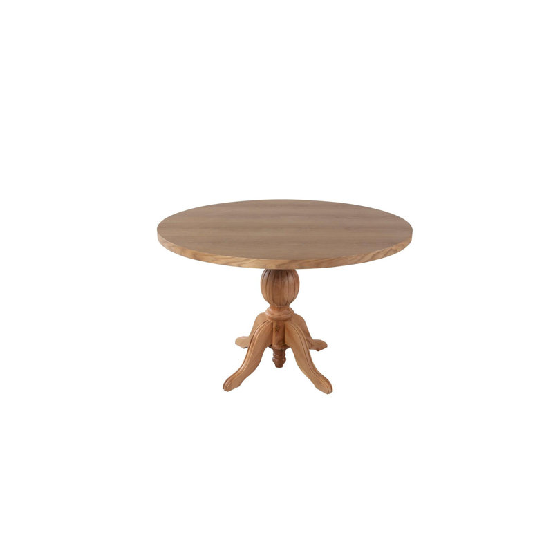 Ferro Beech Round Dining Table, 75cm H x 120cm L x 120cm W