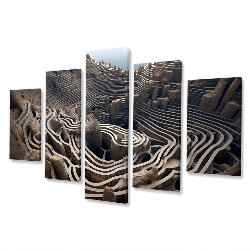 Labyrinthe, paysage surréel II