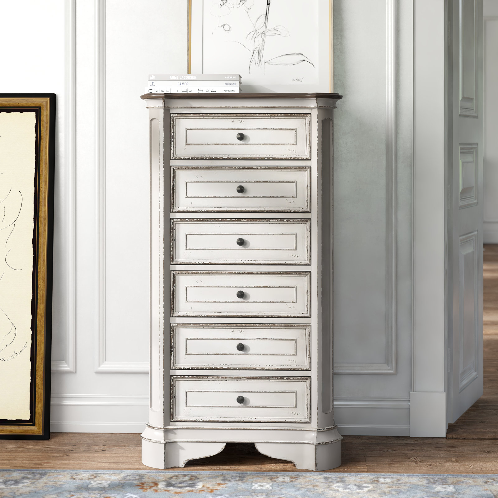 lingerie dresser Meredith highboy lingerie dresser/ chest of drawers main image 0