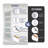 80''H 5-Lite Frosted Glass And Solid Manufactured Wood Primed Slab Door Without Hardware Kit-105227251