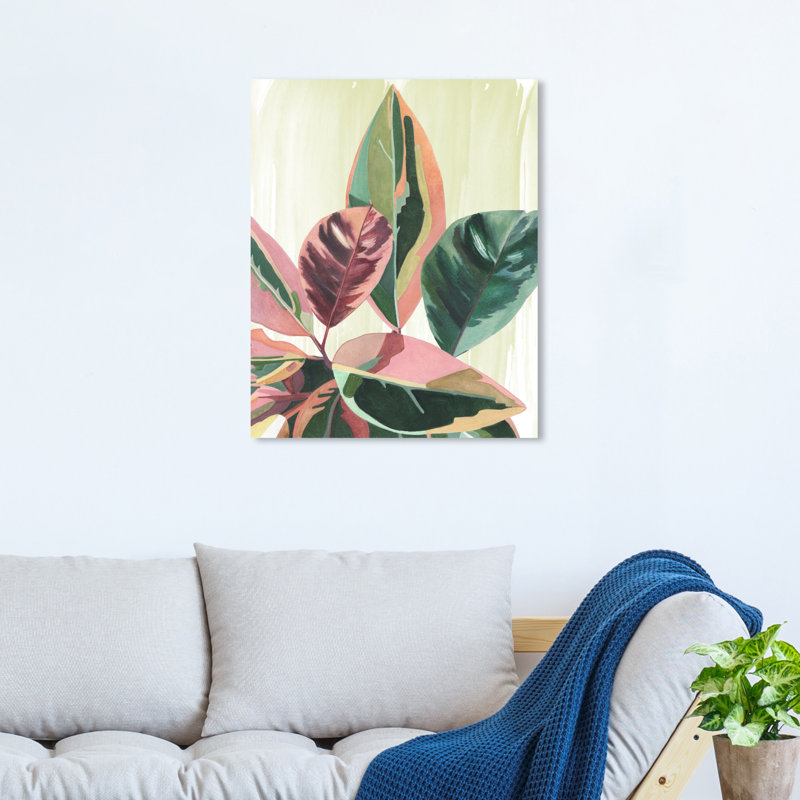 Green inspo II - Impression sur toile, Toile tendue, H 20 po x l 16 po x P 1,5 po