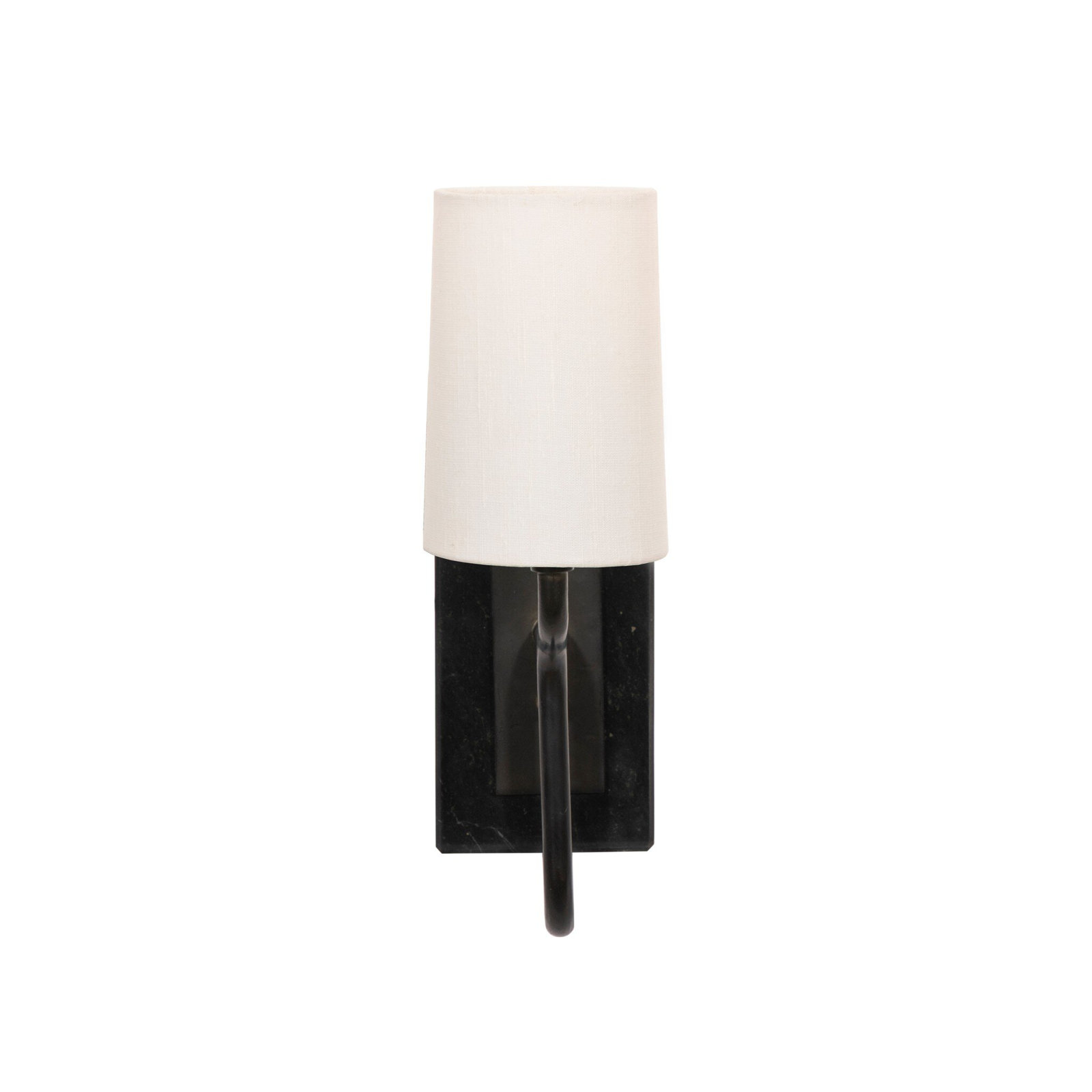 Calla Bookshelf Lamp, Black Marble