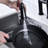 Matte Black Bridge Kitchen Faucet - Quality Materials For Long-Lasting Durability 360-Degree Rotatable Nozzle Enhanced Cleaning Effect-1252026545