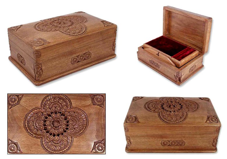 Boîte à bijoux médaillon