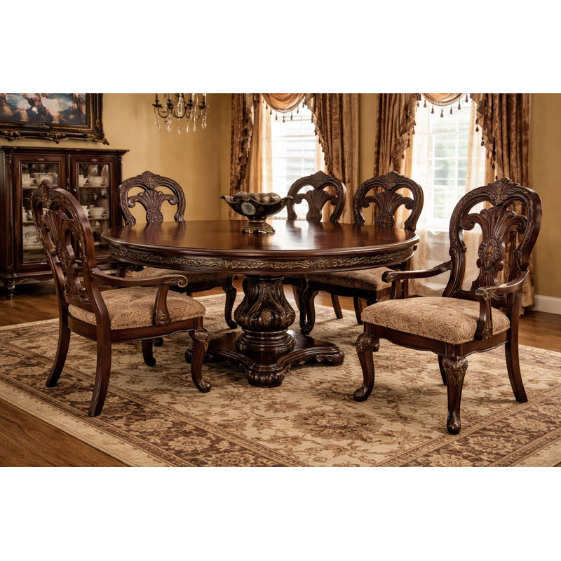 Ceja 7-Piece 60"- 76" Extendable Dining Table & Chair Set 