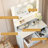 Vanity Desk with Mirror and Lights, Dressing Table with Large Drawer, 2 Level Storage Dresser & 3 Lighting Modes Adjustable Brightness-1706160052