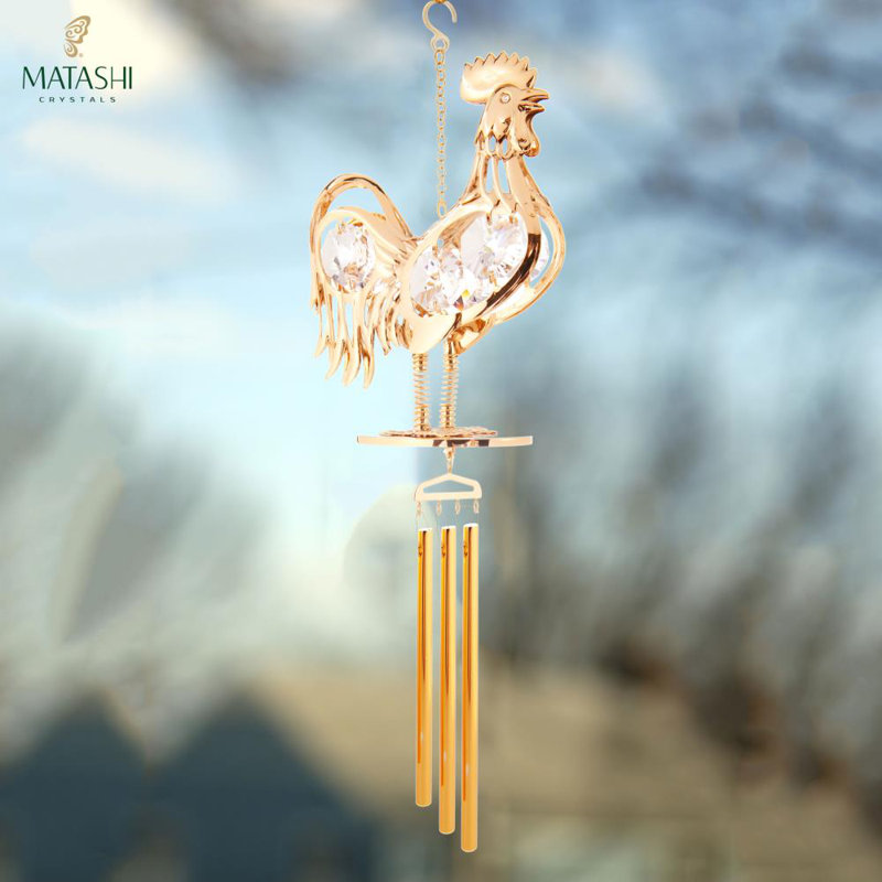 Carillon décoratif coq wind
