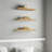 Floating Shelves For Wall, Set Of 3 Wall Mounted Rustic Wood Shelves For Bathroom Bedroom Living Room Kitchen, 15.7 Inch, Light Oak-2054796166