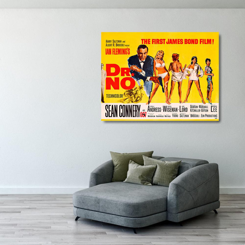 James Bond 007 Dr. No, 28" H x 37" W