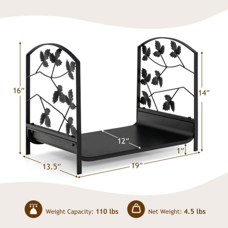Harlson 19'' W Metal Log Rack