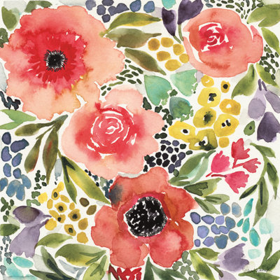 Ode To Spring II by Cheryl Warrick - Wrapped Canvas Painting
