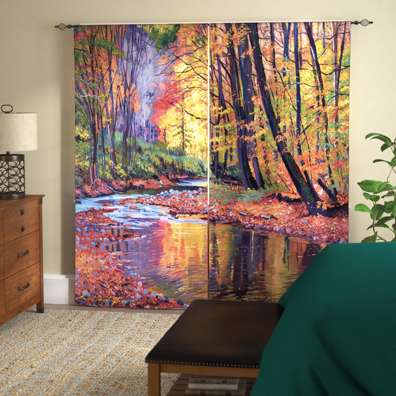 Canterbury Room Darkening Curtain Pair, 20" W x 82" L